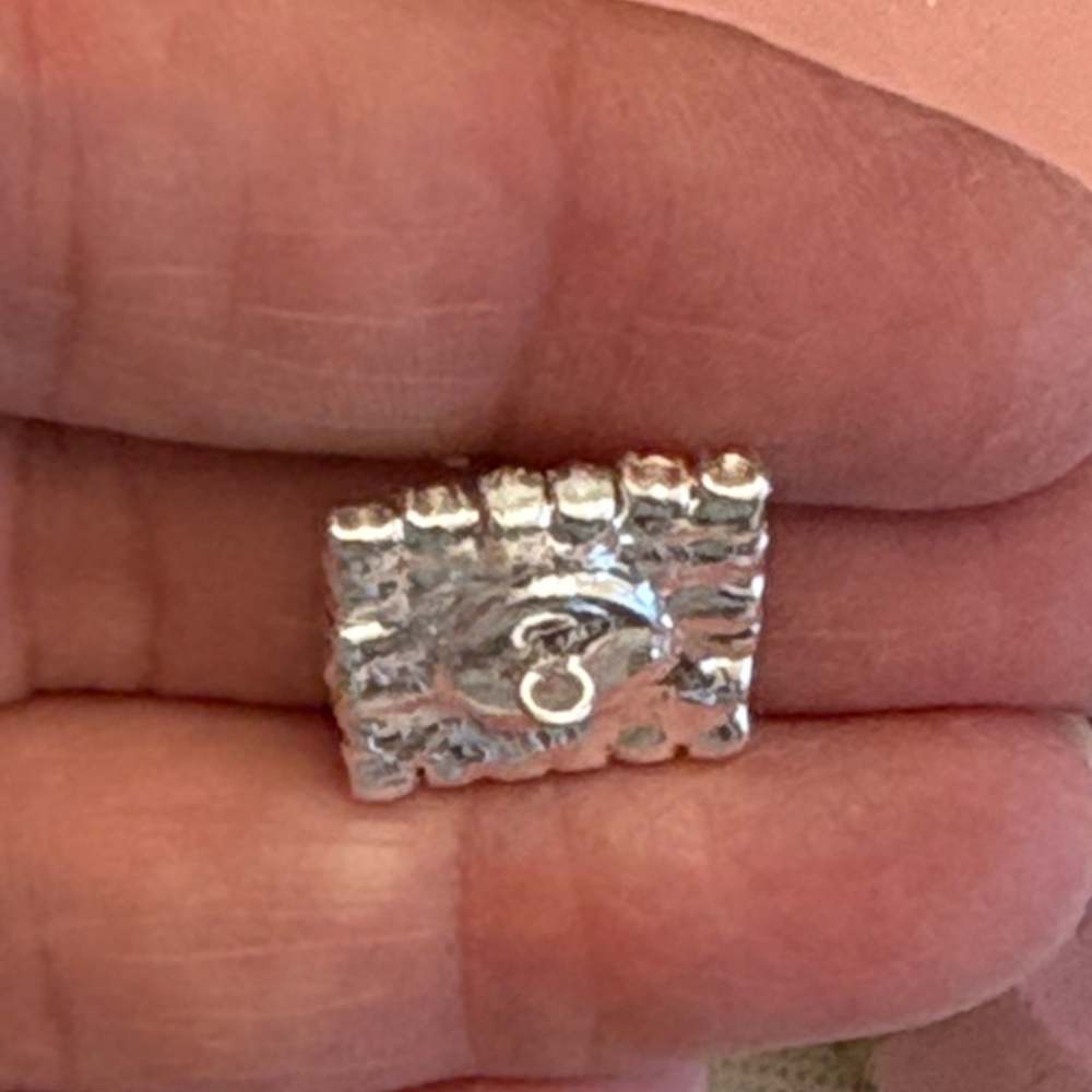 Silver Square Rhinestone Buttons, Rhinestone Jewelry Collection NWT - Picture 4 of 7